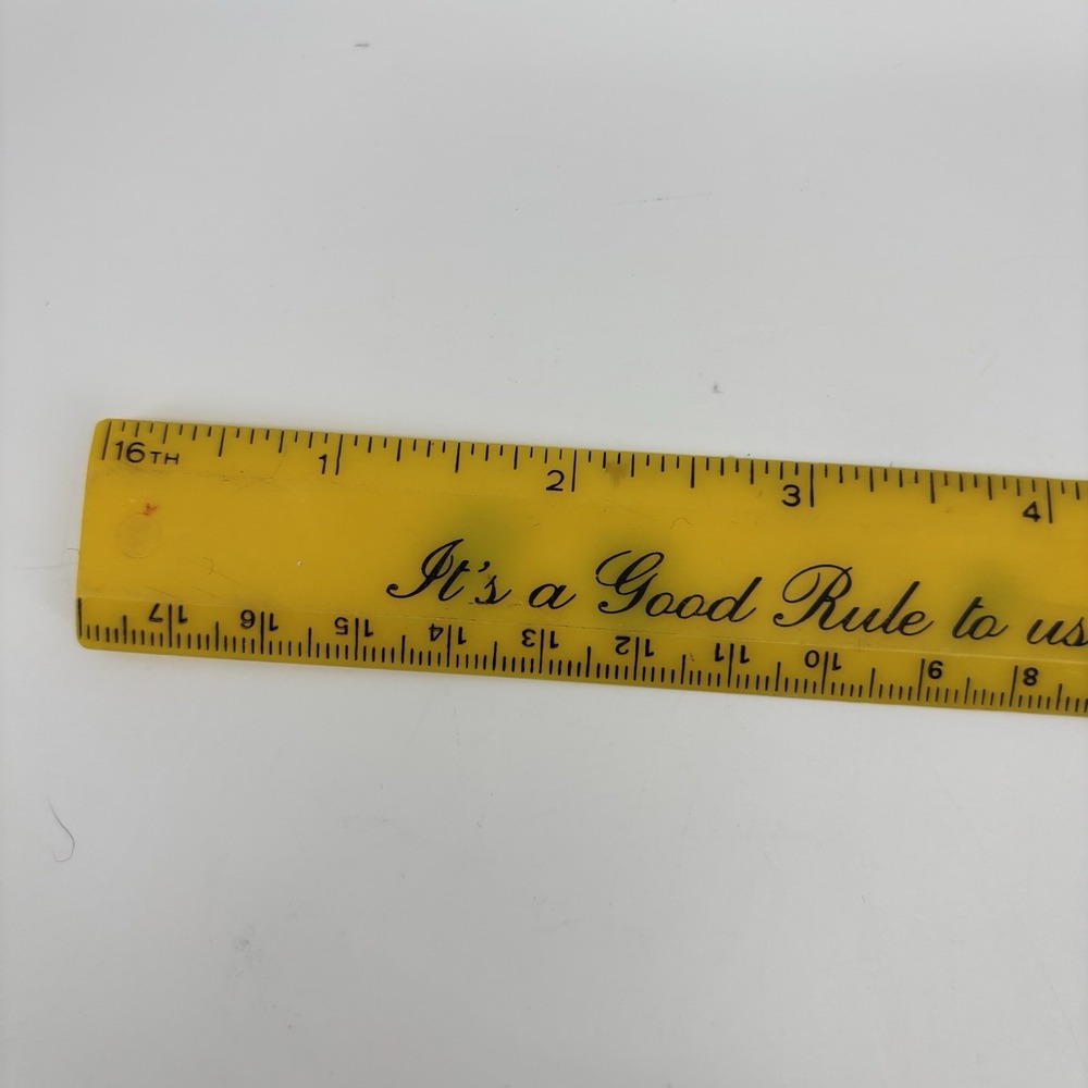 Vtg Bell Yellow Pages‎ Ruler  7" Advertising Ruler - Yellow Pages Plastic - Picture 3 of 5
